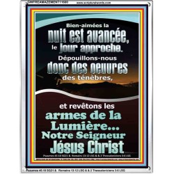 armes de lumière...Notre Seigneur Jésus Christ. Versets bibliques imprimables sur cadre acrylique (GWFREAMAZEMENT11600) 