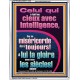 Celui qui a fait les cieux avec intelligence, Cadre acrylique d'art des Écritures (GWFREAMAZEMENT12502) 