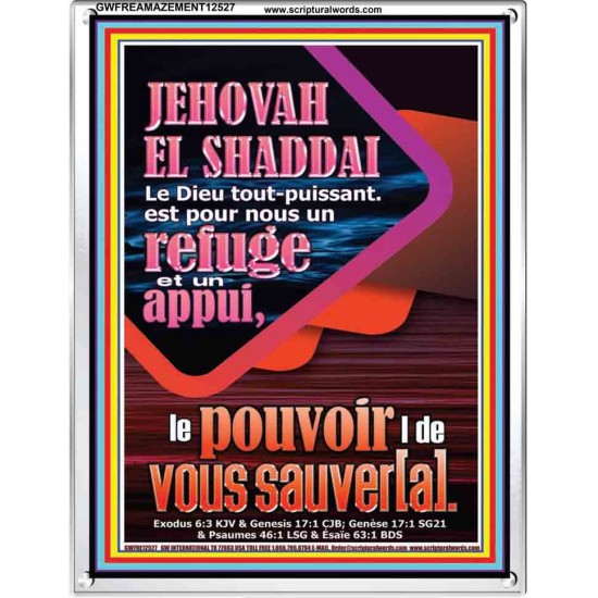 JEHOVAH  EL SHADDAI..Le Dieu tout-puissant Image biblique unique (GWFREAMAZEMENT12527) 