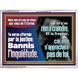 Tu seras affermie par la justice; Cadre acrylique Verset biblique en ligne (GWFREAMBASSADOR11654) 