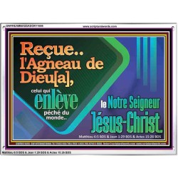 L'Agneau de Dieu[a], Notre Seigneur Jésus-Christ. Image unique de la Bible sur le pouvoir (GWFREAMBASSADOR11695) 