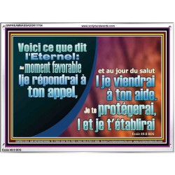 Je te protégerai, |et je t'établirai Cadre acrylique Power Bible unique (GWFREAMBASSADOR11704) "48X32"