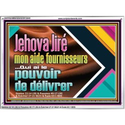 Jehova Jiré...mon aide fournisseurs Art mural scripturaire à grand cadre en acrylique (GWFREAMBASSADOR12640) 