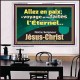 Allez en paix; le voyage que vous faites est sous le regard de l'Éternel. Cadre acrylique versets bibliques pour la maison en ligne (GWFREAMBASSADOR12801) 