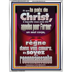 soyez reconnaissants Cadre acrylique scriptural unique (GWFREAMBASSADOR11355) 