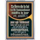 Ce livre de la loi, Les Dix Commandement médite-le jour et nuit, Cadre acrylique puissance éternelle (GWFREAMBASSADOR11447) 