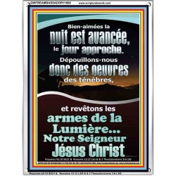 armes de lumière...Notre Seigneur Jésus Christ. Versets bibliques imprimables sur cadre acrylique (GWFREAMBASSADOR11600) 