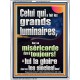 Celui qui a fait les grands luminaires, Cadre acrylique d'art mural chrétien contemporain (GWFREAMBASSADOR12501) 