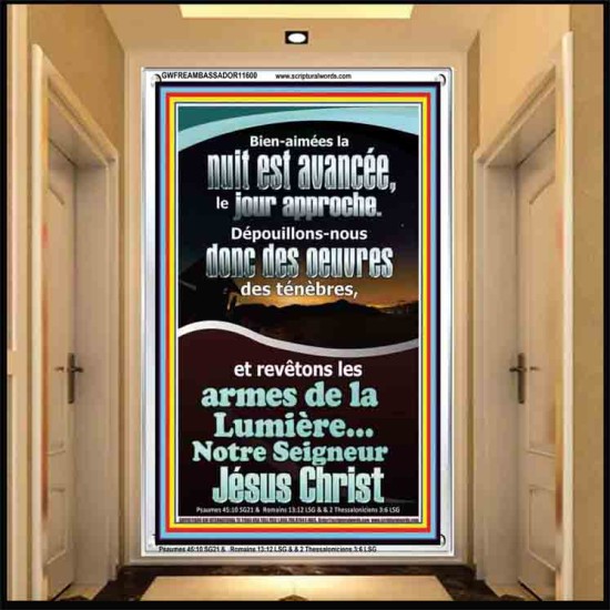 armes de lumière...Notre Seigneur Jésus Christ. Versets bibliques imprimables sur cadre acrylique (GWFREAMBASSADOR11600) 