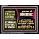 Craigniez l'Eternel, le serviez, que vous lui obéissiez, et vous aurez la victoire! Cadre Acrylique Versets bibliques encourageants (GWFREAMEN11576) 