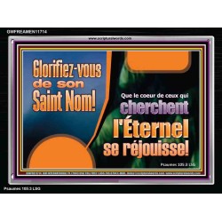Glorifiez-vous de son Saint Nom! Cadre acrylique puissance ultime (GWFREAMEN11714) 