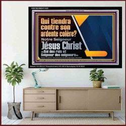 Qui tiendra contre son ardente colère? Notre Seigneur Jésus Christ Cadre acrylique d'art moderne (GWFREAMEN11425) 
