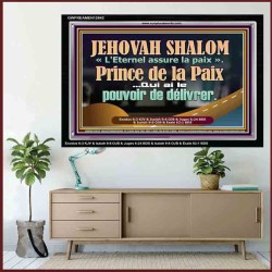 JEHOVAH SHALOM Prince de la Paix Image biblique unique (GWFREAMEN12642) "33X25"
