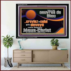 faire les oeuvres de Dieu Cadre acrylique puissance ultime (GWFREAMEN12786) 