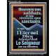 Observerez mes sabbats, et vous révérerez mon sanctuaire.  Cadre acrylique versets bibliques pour la maison en ligne (GWFREAMEN11297) 