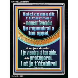 Je te protégerai,|et je t'établirai
  Cadre Acrylique Art & Décoration (GWFREAMEN11577) 