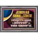 JEHOVAH ADONAI  TZVA'OT le pouvoir |de vous sauver[a]. Verset biblique imprimable sur cadre acrylique (GWFREANCHOR12636) 
