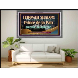 JEHOVAH SHALOM Prince de la Paix Image biblique unique (GWFREANCHOR12642) "33X25"