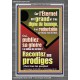 Racontez ses prodiges |chez tous les peuples! Cadre acrylique versets bibliques (GWFREANCHOR12491) 