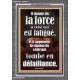 Il donne de la force à celui qui est fatigué, Cadre acrylique scriptural unique (GWFREANCHOR9621) 