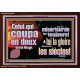 Celui qui coupa en deux la mer Rouge, A lui la gloire dans tous les siècles! Amen! Art scriptural de cadre acrylique personnalisé (GWFREARISE12608) 