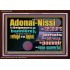 Adonaï-Nissi le pouvoir |de vous sauver[a]. Verset biblique imprimable sur cadre acrylique (GWFREARISE12635) "33X25"