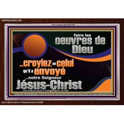 faire les oeuvres de Dieu Cadre acrylique puissance ultime (GWFREARISE12786) 