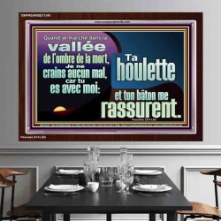 Je ne crains aucun mal, car tu es avec moi: Cadre acrylique d'art mural inspirant ultime (GWFREARISE11340) "33X25"