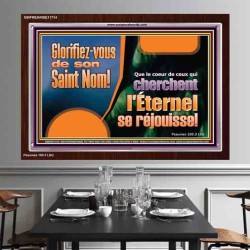 Glorifiez-vous de son Saint Nom! Cadre acrylique puissance ultime (GWFREARISE11714) 