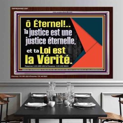 sur ô Éternel, ta Loi est la Vérité. Art mural des Écritures (GWFREARISE12547) 