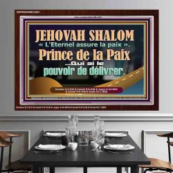 JEHOVAH SHALOM Prince de la Paix Image biblique unique (GWFREARISE12642) "33X25"