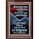 Observerez mes sabbats, et vous révérerez mon sanctuaire.  Cadre acrylique versets bibliques pour la maison en ligne (GWFREARISE11297) 