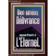 Bien-aimées; Délivrance appartient à L'Eternel. Écritures de cadre acrylique personnalisées (GWFREARISE11517) 