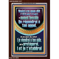 Je te protégerai,|et je t'établirai
  Cadre Acrylique Art & Décoration (GWFREARISE11577) 