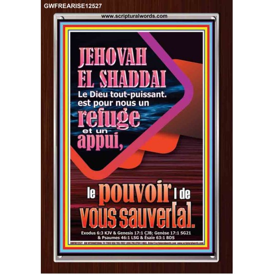 JEHOVAH  EL SHADDAI..Le Dieu tout-puissant Image biblique unique (GWFREARISE12527) 