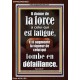 Il donne de la force à celui qui est fatigué, Cadre acrylique scriptural unique (GWFREARISE9621) 