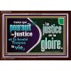Celui qui poursuit la justice et la bonté Trouve la vie, la justice et la gloire. Versets bibliques à cadre acrylique personnalisé (GWFREARK11642) 