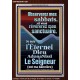 Observerez mes sabbats, et vous révérerez mon sanctuaire.  Cadre acrylique versets bibliques pour la maison en ligne (GWFREARK11297) 