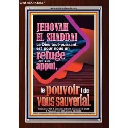 JEHOVAH  EL SHADDAI..Le Dieu tout-puissant Image biblique unique (GWFREARK12527) "25X33"
