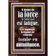 Il donne de la force à celui qui est fatigué, Cadre acrylique scriptural unique (GWFREARK9621) 