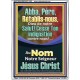 Abba, Père, Cesse Ton indignation contre nous! Verset biblique imprimable sur cadre acrylique (GWFREARMOUR11598) 