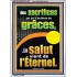 des sacrifices un cri d'actions de grâces, Cadre acrylique avec versets bibliques pour la maison en ligne (GWFREARMOUR12478) "12X18"