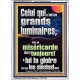 Celui qui a fait les grands luminaires, Cadre acrylique d'art mural chrétien contemporain (GWFREARMOUR12501) 