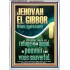 JEHOVAH EL GIBBOR Dieu puissant Impressions sur cadre en acrylique (GWFREARMOUR12532) "12X18"