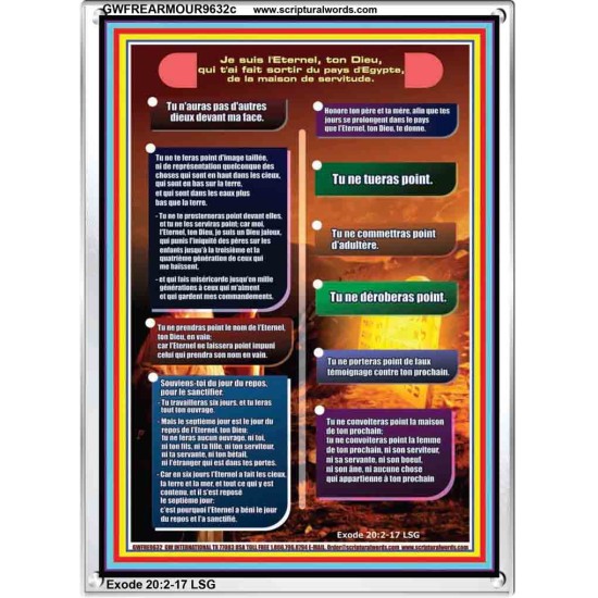 Dix Commandements Image de la puissance éternelle (GWFREARMOUR9632c) 