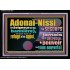Adonaï-Nissi le pouvoir |de vous sauver[a]. Verset biblique imprimable sur cadre acrylique (GWFREASCEND12635) "33X25"