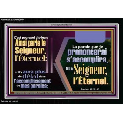 plus de délai dans l'accomplissement de mes paroles; Impressions artistiques de versets bibliques (GWFREASCEND12809) "33X25"