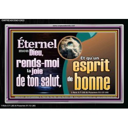 Éternel mon Dieu, rends-moi la joie de ton salut, Cadre acrylique de peintures chrétiennes (GWFREASCEND12822) 