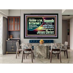 Renouvelle pour nous |les jours des anciens temps[a]! au Nom de Notre Seigneur Jésus Christ.  Cadre acrylique d'église (GWFREASCEND11328) 