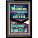 Victoire qui a Triomphé du monde, Jésus Christ.  Cadeau de cadre acrylique d'image de versets bibliques (GWFREASCEND11592) 